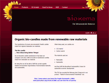 Tablet Screenshot of biokema.de